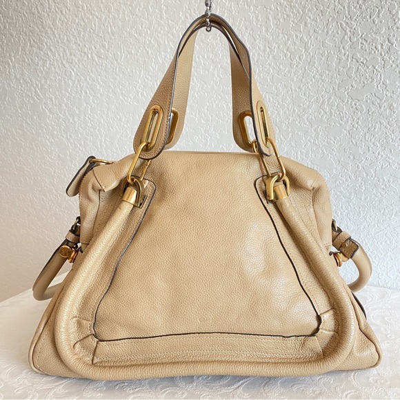 Chloe beige medium paraty bag - Picture 1 of 10
